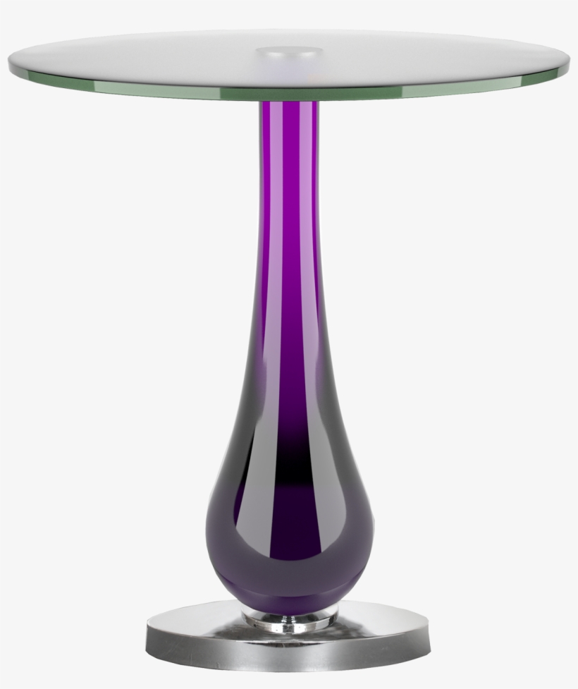 Pio Purple Acrylic Contemporary End Tables, transparent png