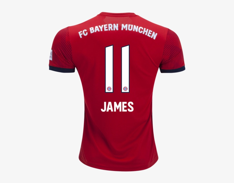 Bayern Munich 18/19 Home Jersey James Rodríguez - Lewandowski Poland Jersey 2018, transparent png