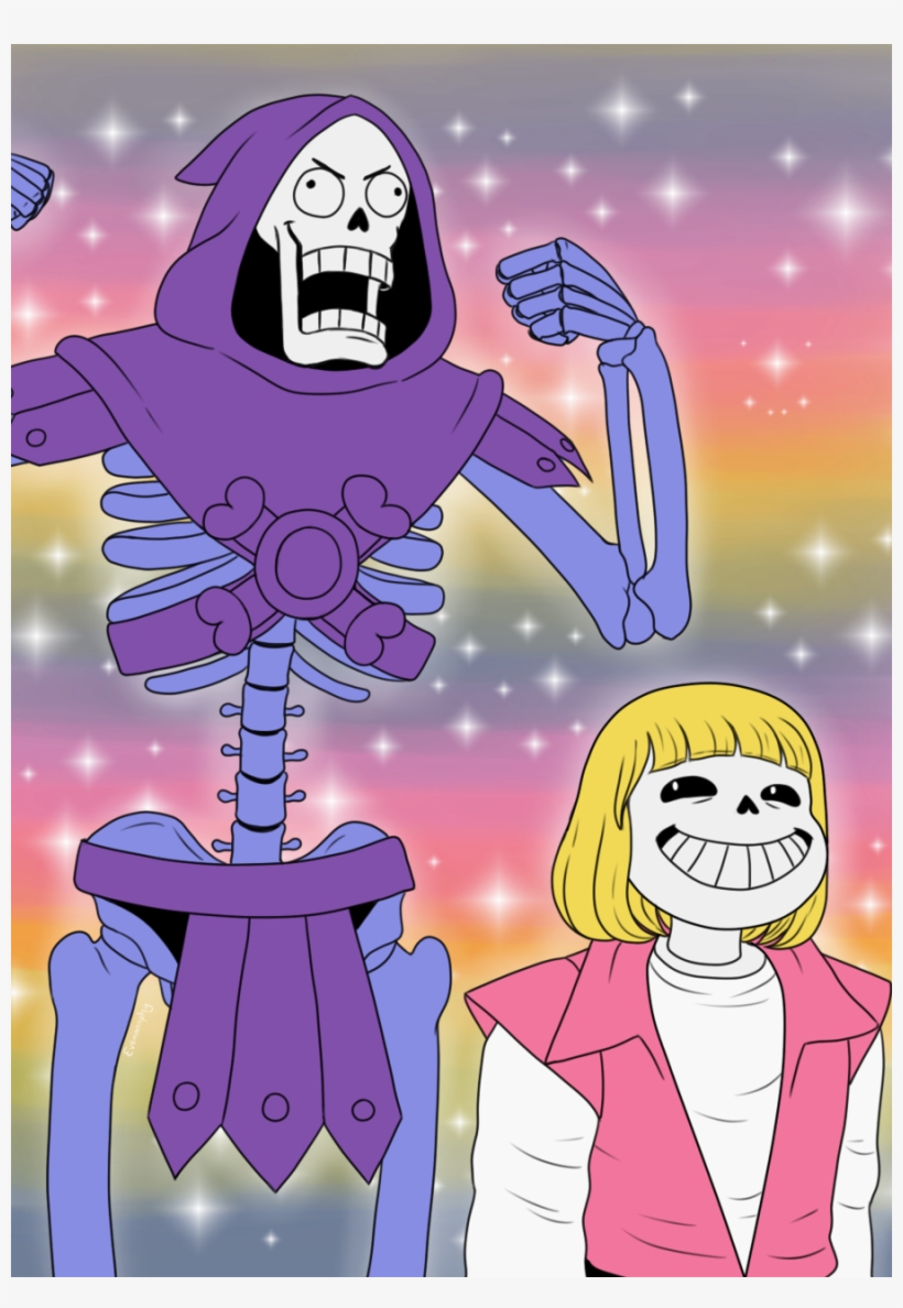 Skeletor Vs Papyrus - He Man Skeletor Papyrus, transparent png