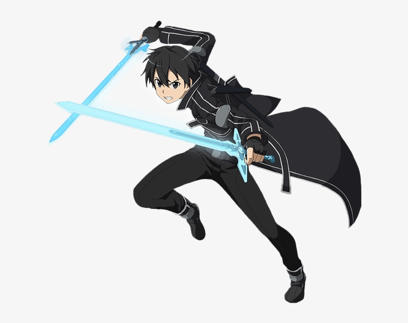 Sao Drawing Cute - Sword Art Online Kirito, transparent png