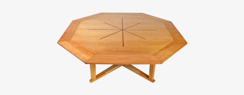 Octagonal Sunburst Table By Edward Wormley For Dunbar - Coffee Table, transparent png