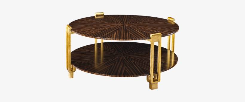 Furnishings - One Kings Lane Rob Roy Coffee Table - Dark Zebrawood, transparent png