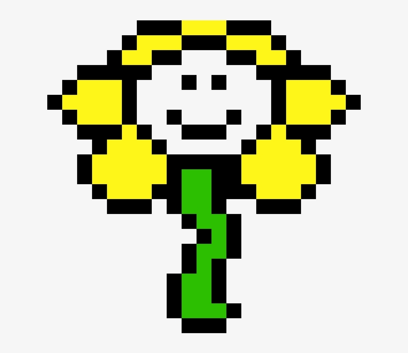 Flowey - Undertale - Flowey Overworld Sprite, transparent png