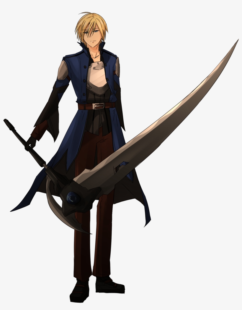 Sword Art Online Oc - Anime Character With A Scythe Oc, transparent png