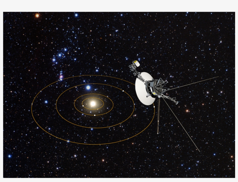 The Twin Voyager Spacecraft Are Now Making Their Way - Space Probe, transparent png