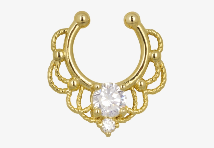 We Have A Big Selection Of Septum Clickers In Store - Septum Piercing, transparent png