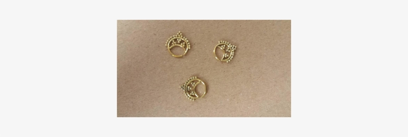 Septum Piercing Nose Rings Points Sickle Tips Brass - Body Jewelry, transparent png