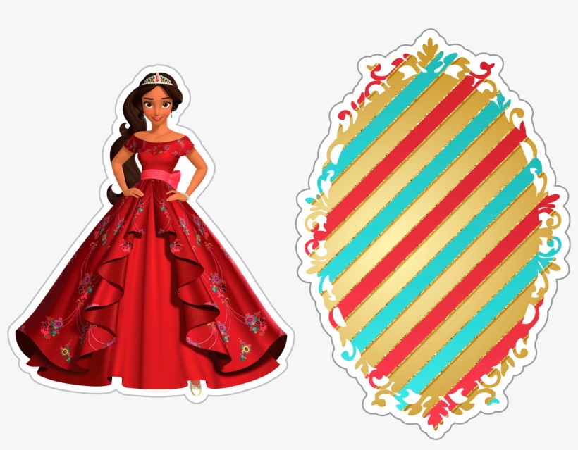 Tag 3d Princesa Elena De Avalor Sofia The First, Elsa - Fiesta De Elena De Avalor, transparent png