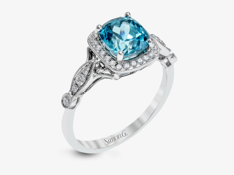 Tr523 487168 Simon G - Aquamarine Ring Transparent, transparent png