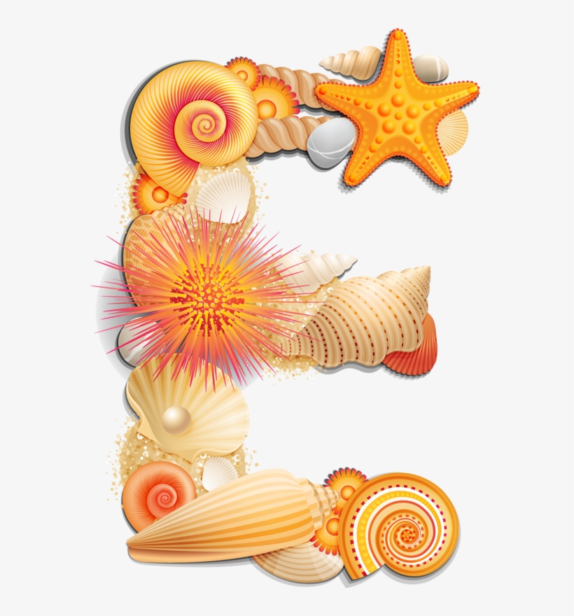 Фото, Автор Arana На Яндекс - Shell Letters Clip Art - 561x800 PNG ...