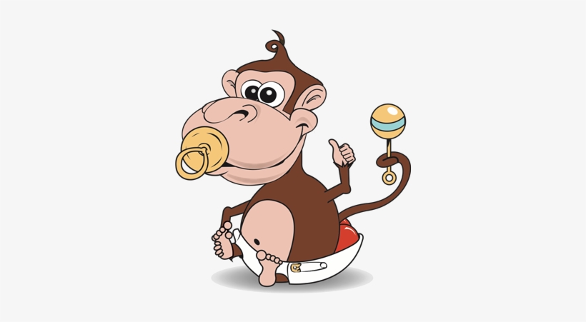 Anti Monkey Butt Png Black And White Download - Baby Anti Monkey Butt, transparent png