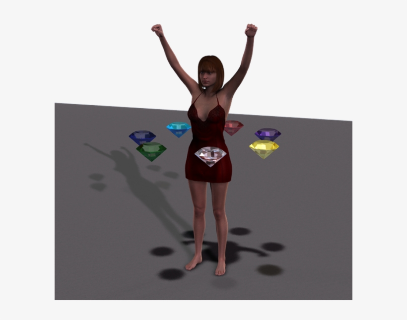 Updated Chaos Emeralds &amp - Gemstone, transparent png