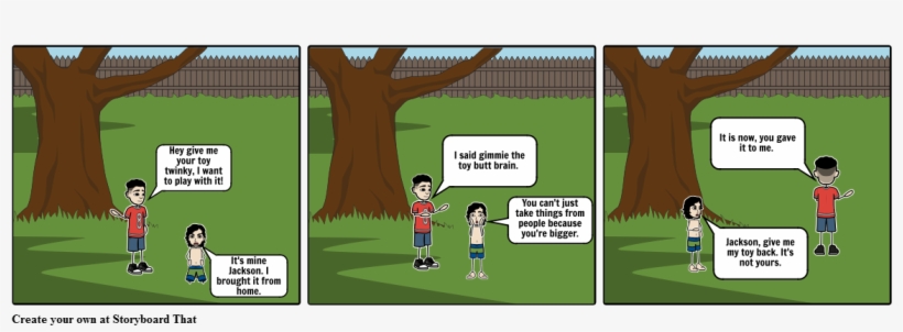 Anti- Bullying Cartoon - Storyboard, transparent png