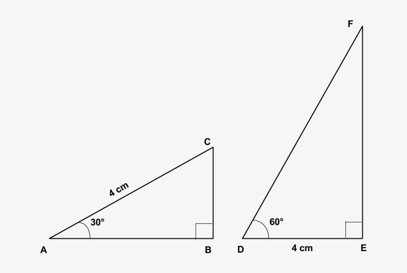 Find The Ratio Of The Areas Of Triangles Abc And Def - Diagram, transparent png