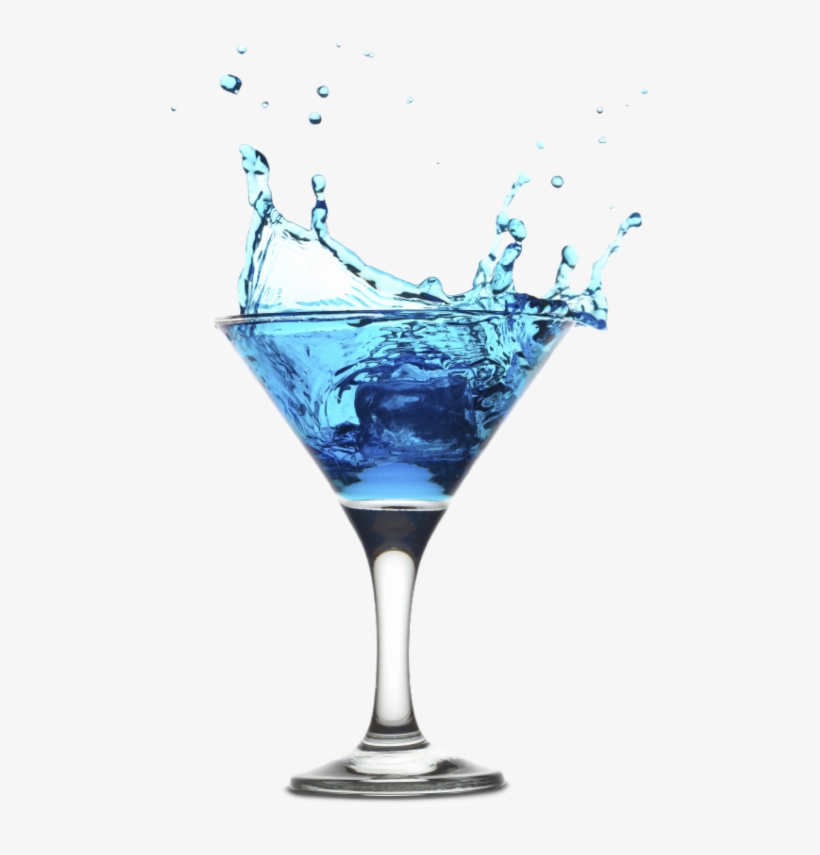 Blue Martini Png, transparent png