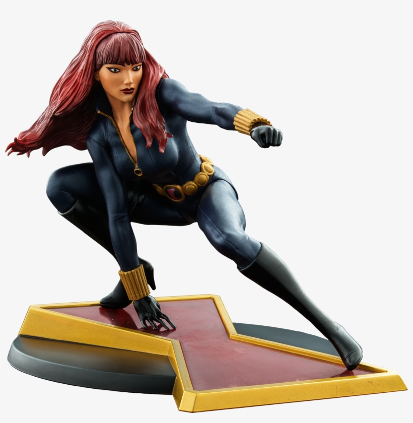 Black Widow Marvel Gallery 9” Pvc Diorama Statue - Black Widow Pvc Statue, transparent png