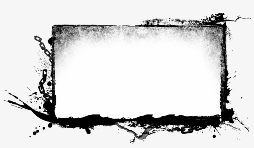 Ink And Water Transparent Decorative - 邊框 Png, transparent png