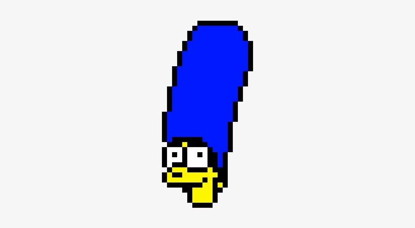 Marge Simpson - Marge Simpson Hama Beads, transparent png