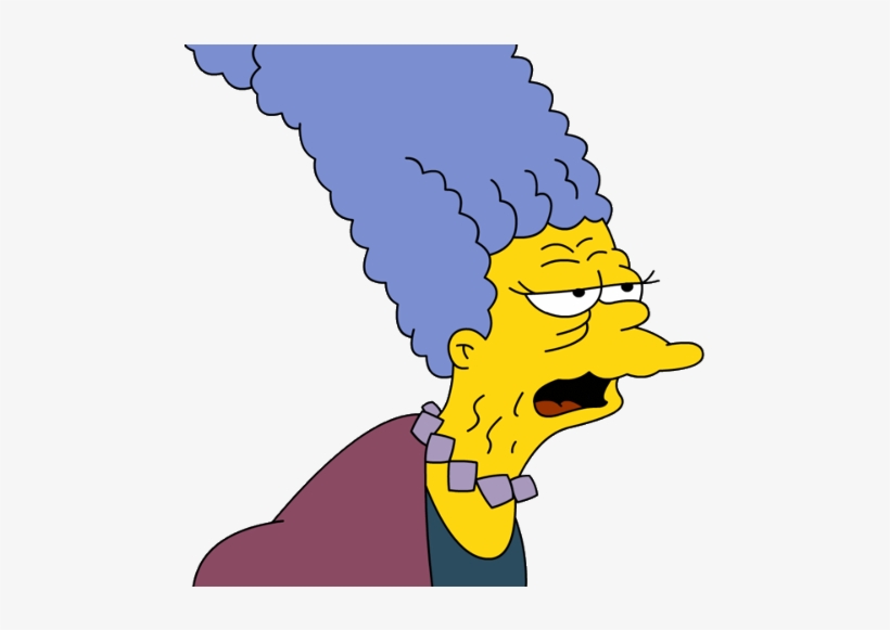 Jacqueline Bouvier - Jacqueline Bouvier Simpsons, transparent png