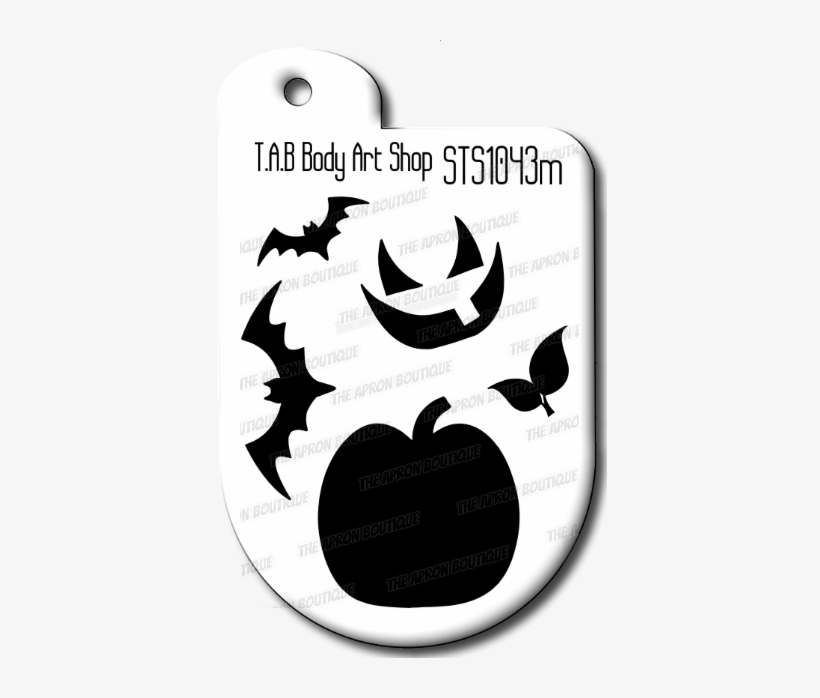Body Art Stencils - Jack-o'-lantern, transparent png