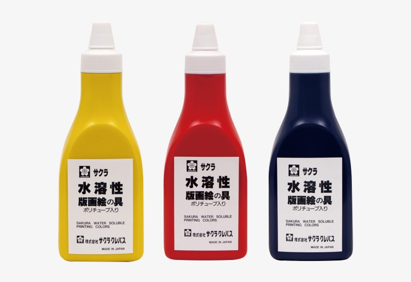 Water-soluble Printing Color - Sakura Color Prints Water Soluble Paint 800g Poly Tube, transparent png