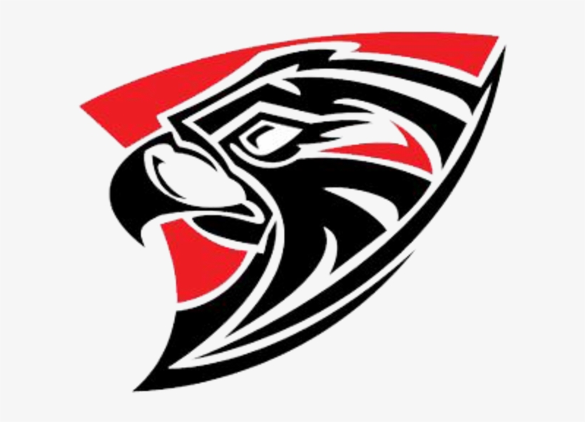 Clip Art Black And White Falcon Mascot Clipart - Fairfield Union High School Logo, transparent png
