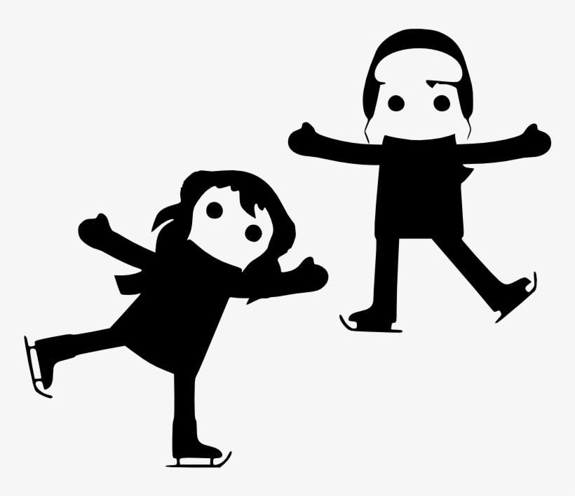 Ice Skates Clipart Images Pictures - Ice Skating Png, transparent png