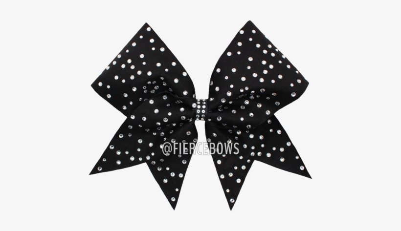 Broadway Rhinestone Bow - Polka Dot, transparent png