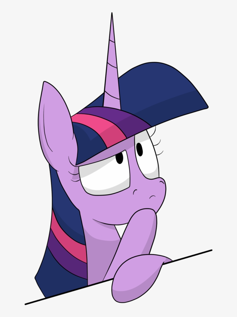 Moonatik, Emoji, Hoof On Chin, Looking Up, Safe, Simple - Cartoon, transparent png