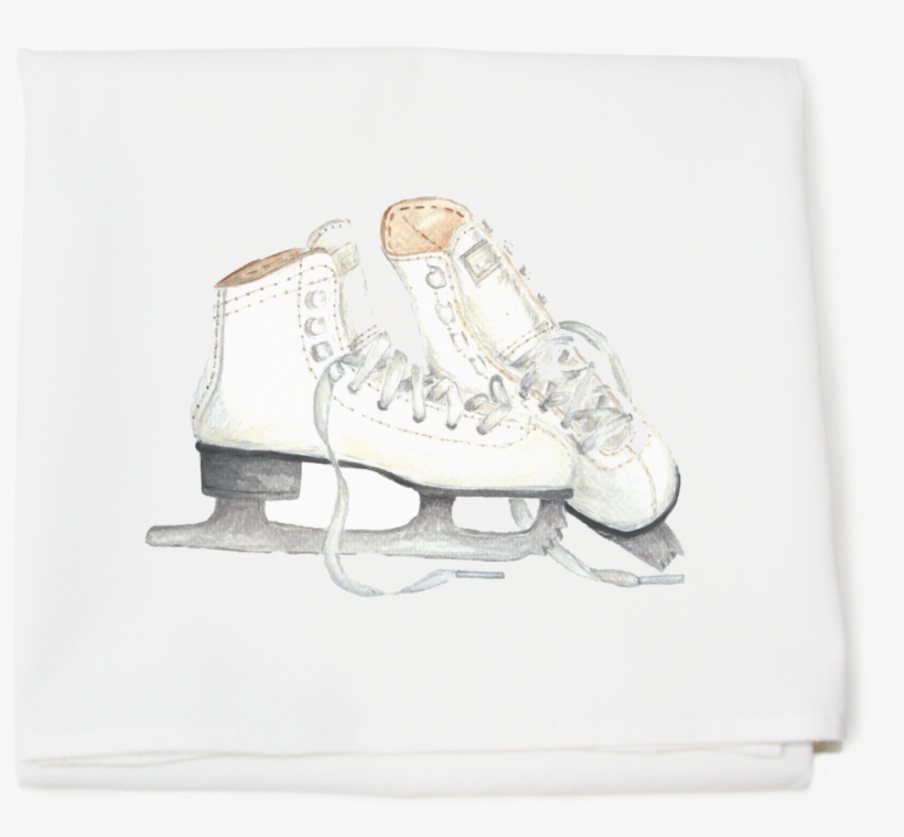 Figure Skates Winter Wonderland Collection Flour Sack - Flour Sack, transparent png