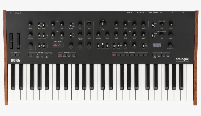 Korg Prologue 8 Voice Analogue Synthesizer - Korg Prologue 49, transparent png