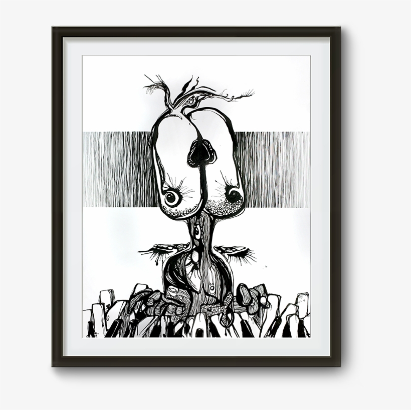 The Piano Player - Sketch, transparent png