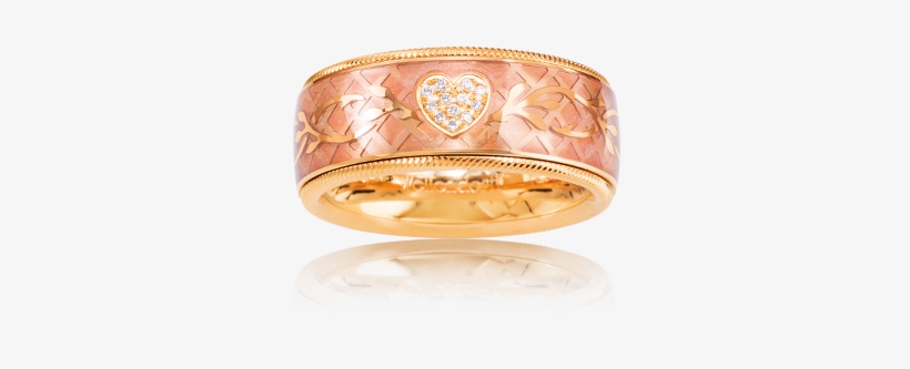 The Limited-edition Ring Diamond Heart Rosé - Wellendorff Diamond Heart, transparent png
