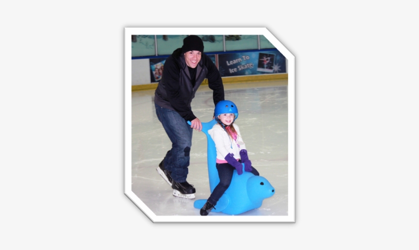 Rent A Sled Or Bobby - Ice Skating Rink Round, transparent png