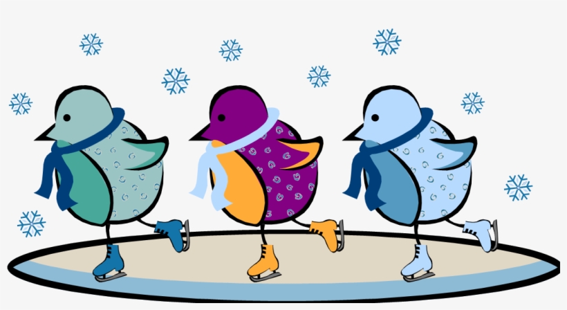 Ice Skate Clip Art - January Clipart Free, transparent png