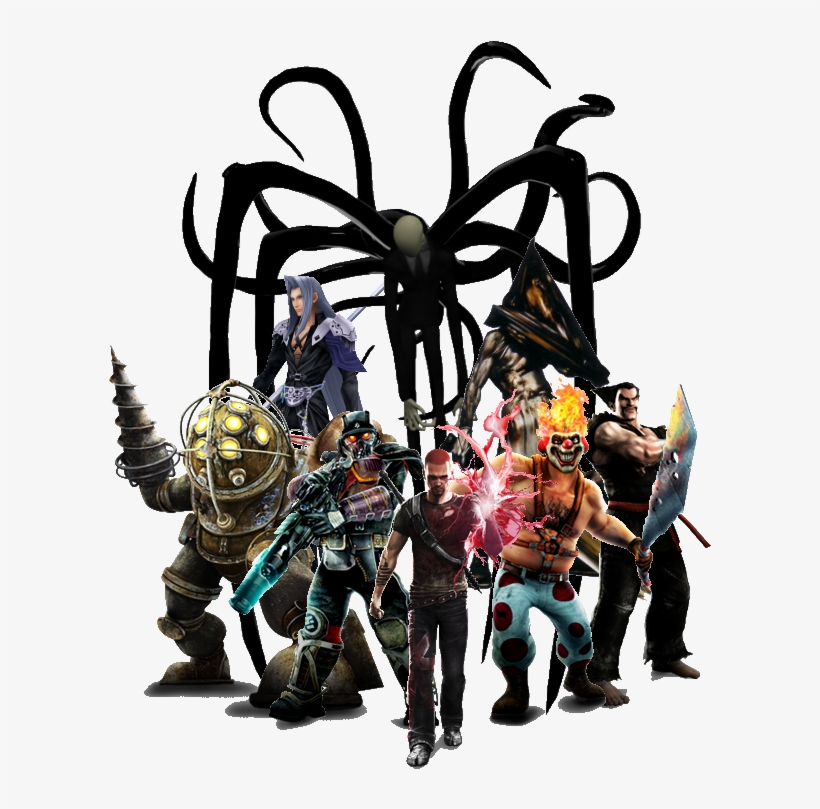 Psasbr Villains - Slender Tentacles, transparent png