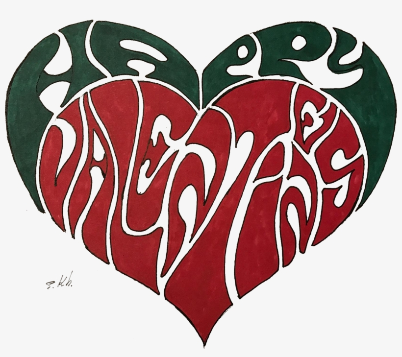 Happy Valentines Heart - Valentine's Day, transparent png