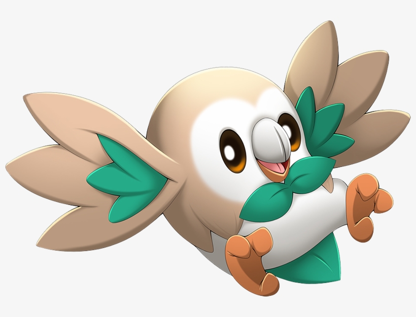Stats, Moves, Evolution, Locations & Other Forms - Pokemon Rowlaet, transparent png