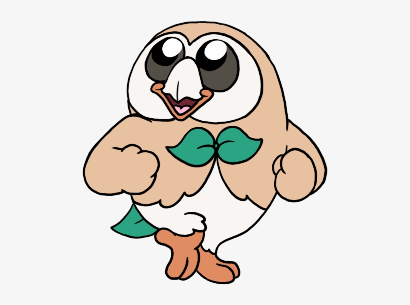 Rowlet Jolson - Rowlet I Love To Singa, transparent png