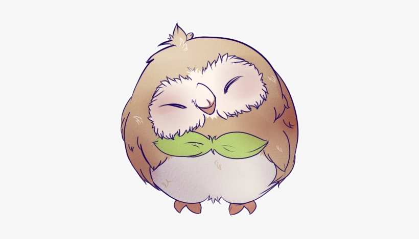 Rowlet By Liirah-pokemon - Rowlet, transparent png