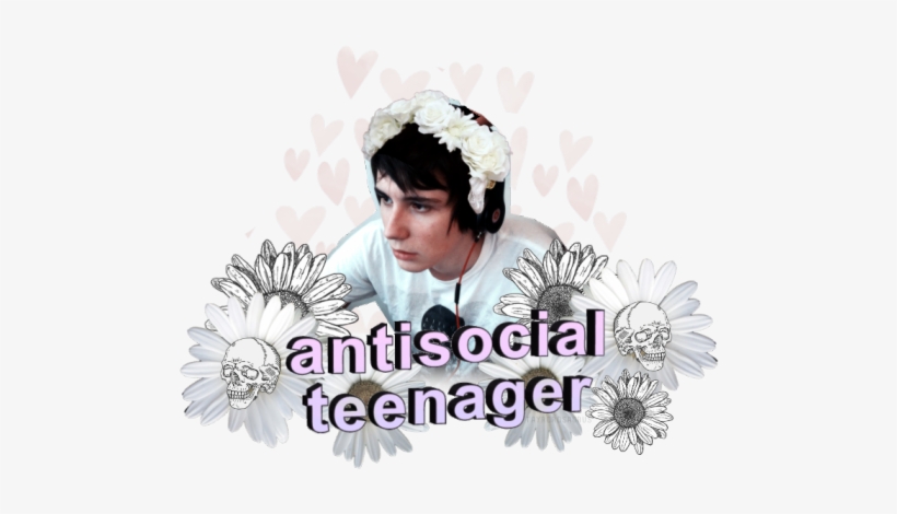 Transparent Danisnotonfire Dan Howell Youtubers Flower - Dan Howell Tumblr Transparent, transparent png