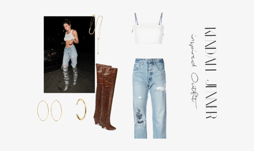 Kendall Jenner Inspired Outfit - Kendall Jenner, transparent png
