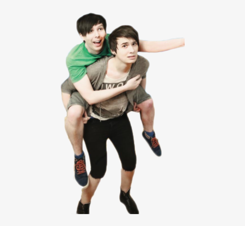 Im Sorry Dan, But Phil's Soul Is Still 6 Years Old - Dan Carrying Phil, transparent png
