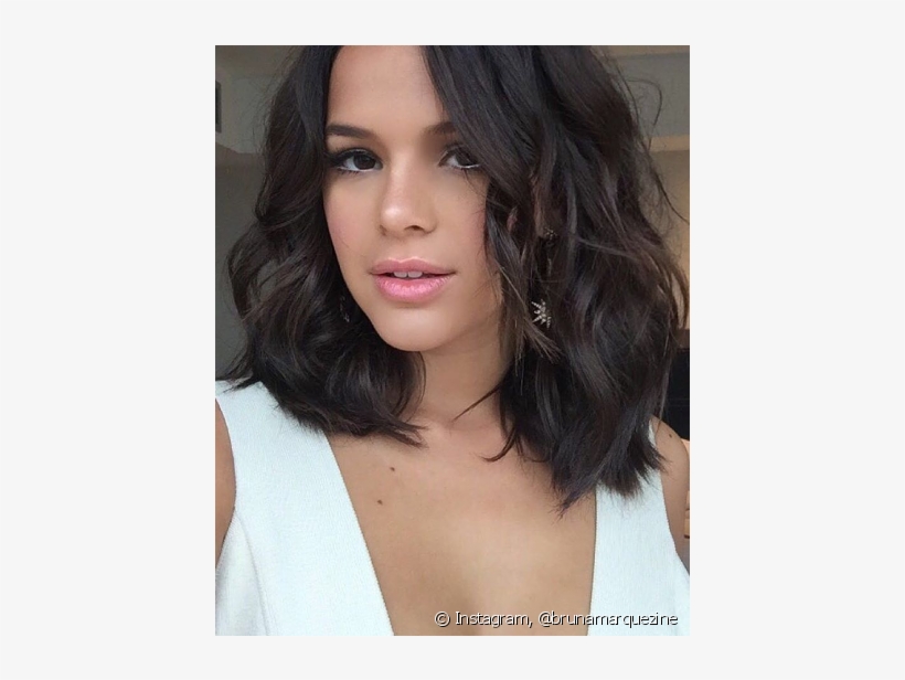 A Atriz Brunna Marquezine Também Já Usou As Madeixas - Corte Long Bob Bruna Marquezine, transparent png