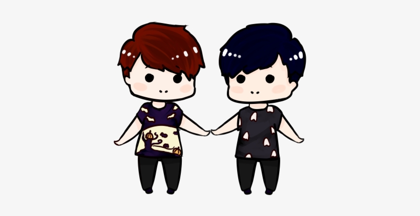 Chibi Dan And Phil - Dan And Phil, transparent png