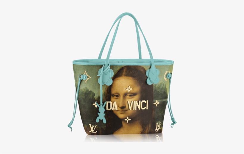 M43325 Pm2 Front View - Louis Vuitton Neverfull Jeff Koons, transparent png