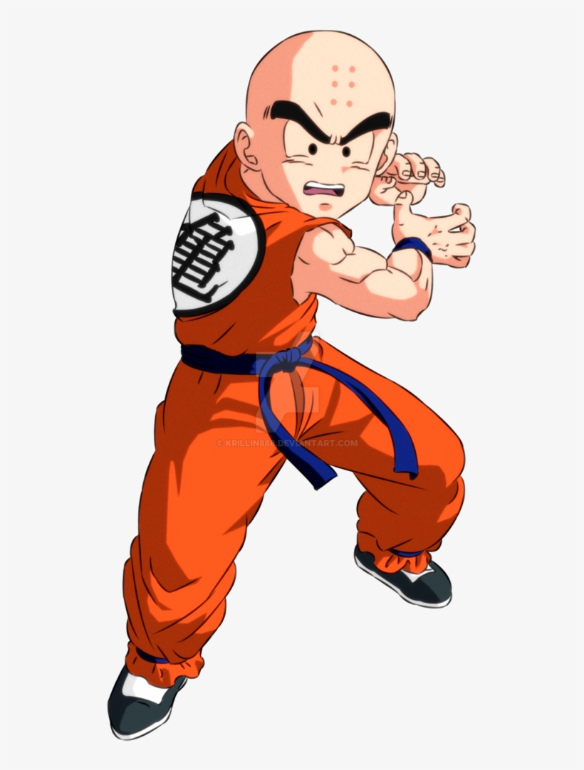 As A Young Boy, Krillin Studied Martial Arts With Goku - Dragon Ball Krilin Png, transparent png