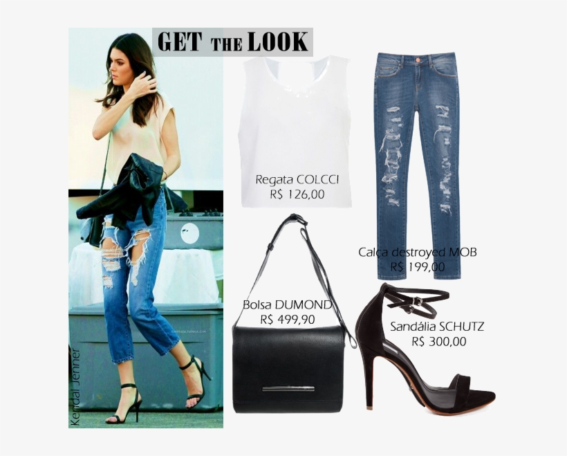 Pensando Nisso, Resolvi Fazer O "get The Look" Por - Jeans E Sandali Con Tacco, transparent png