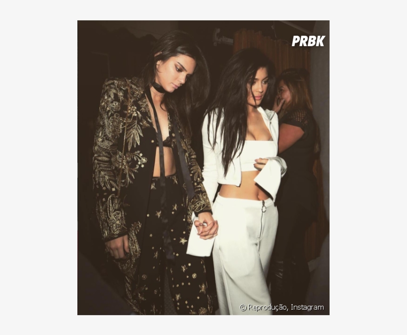 Kendall Jenner Ganha Declaração De Kylie - Tube Top With Blazer, transparent png