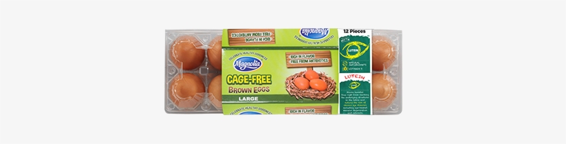 Magnolia Cage-free Brown Eggs - Egg, transparent png